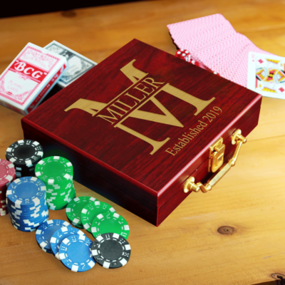 Personalized Poker Set - Poker 100 Chip Set
