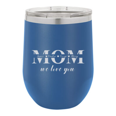 Personalized Mother's Day Design 12 oz. Vacuum Insulated Stemless Wine Tumbler