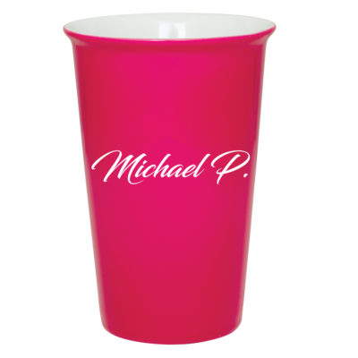 Personalized 14 oz. Latte Ceramic Mug