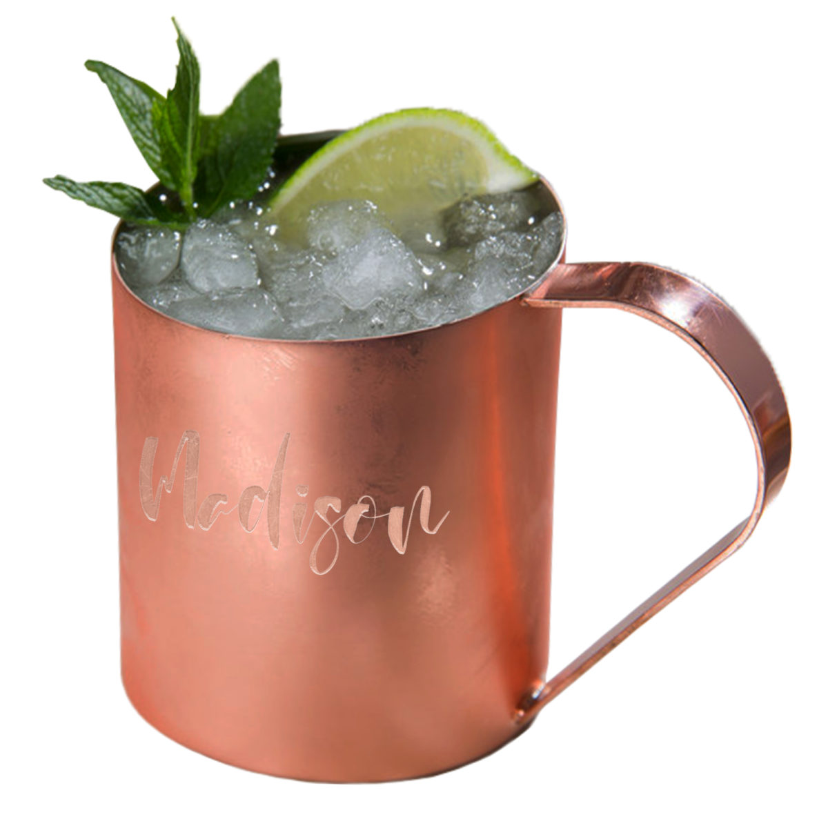 Personalized 14oz. Copper Moscow Mule Mug - Image 4