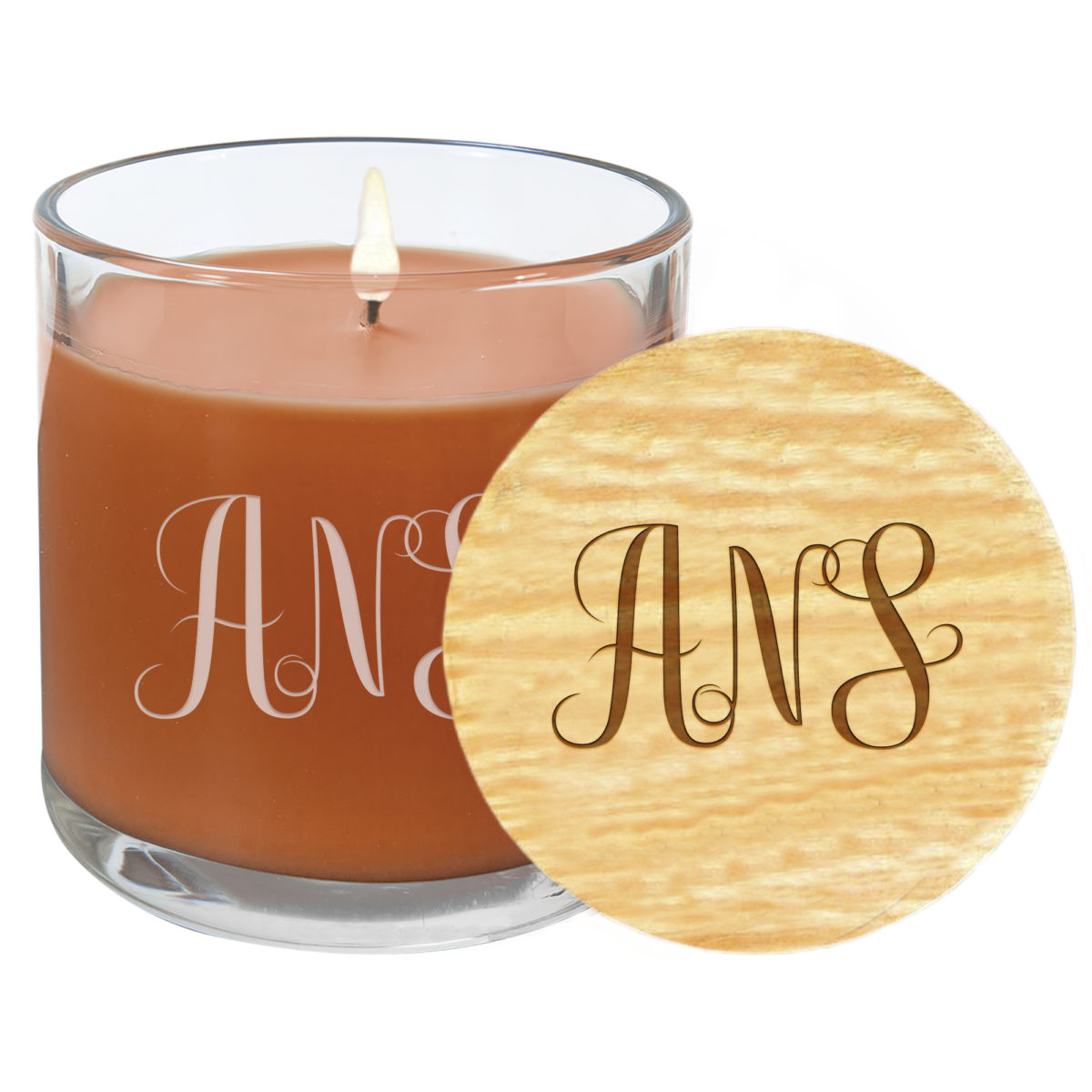 Personalized 14 oz. Jar Scented Candle with Wood Lid - Image 9