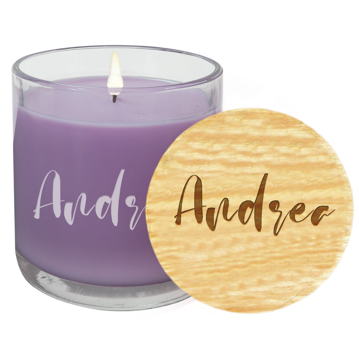 Personalized 14 oz. Jar Scented Candle with Wood Lid - Image 7