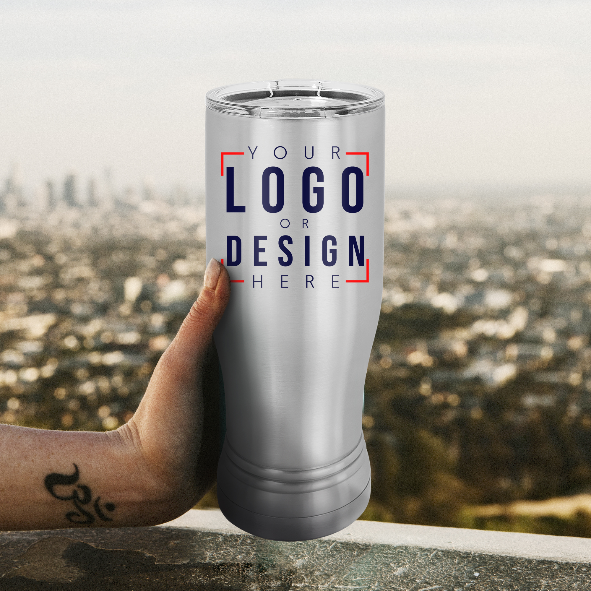 Personalized 14 oz. Insulated Pilsner Tumbler