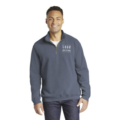 COMFORT COLORS Ring Spun 1/4-Zip Sweatshirt.