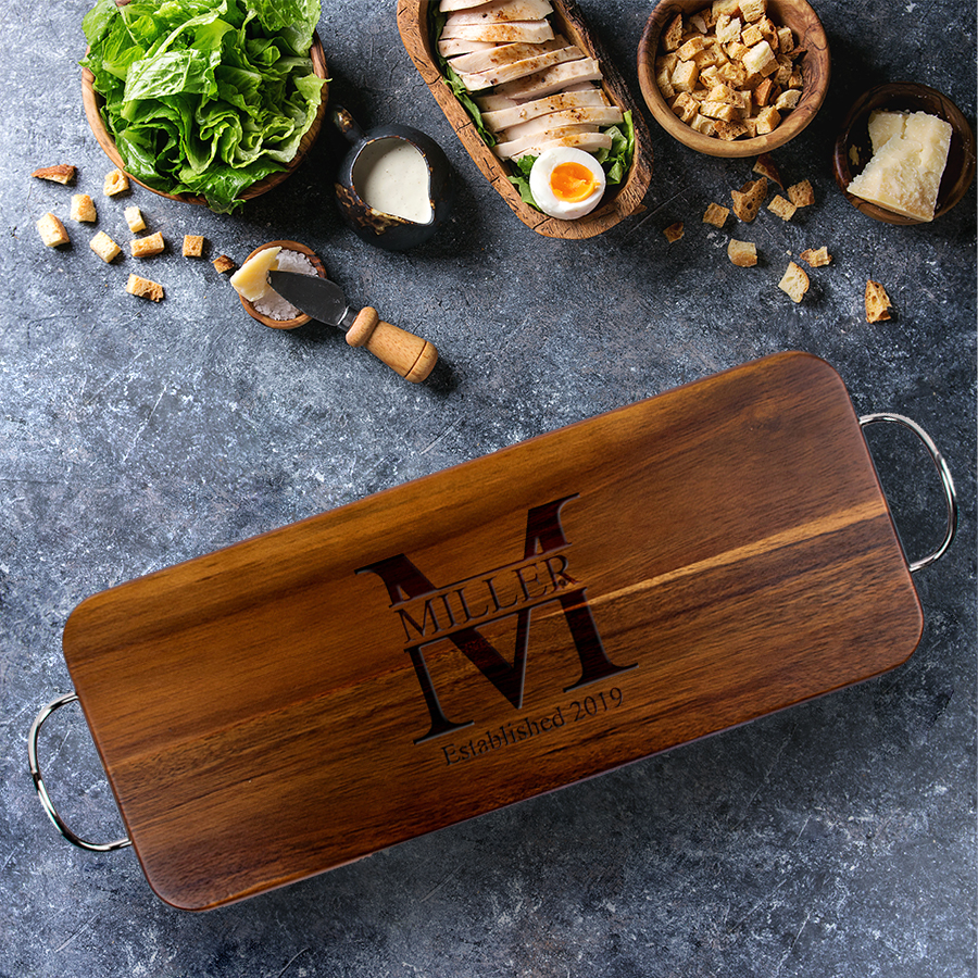 Personalized Acacia Wood Display Board