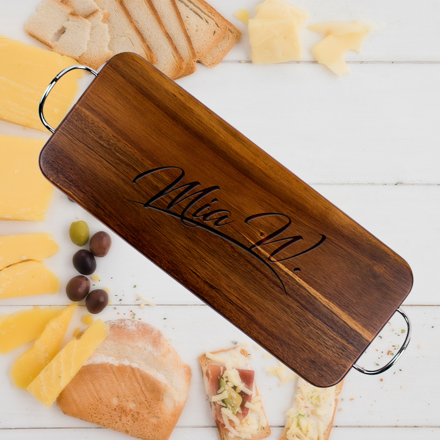 Personalized Acacia Wood Display Board - Image 2