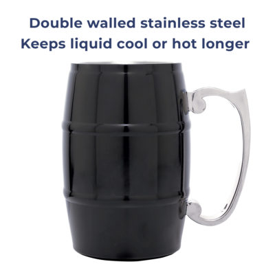 Personalized Horace 17 oz Stainless Steel Barrel Mug