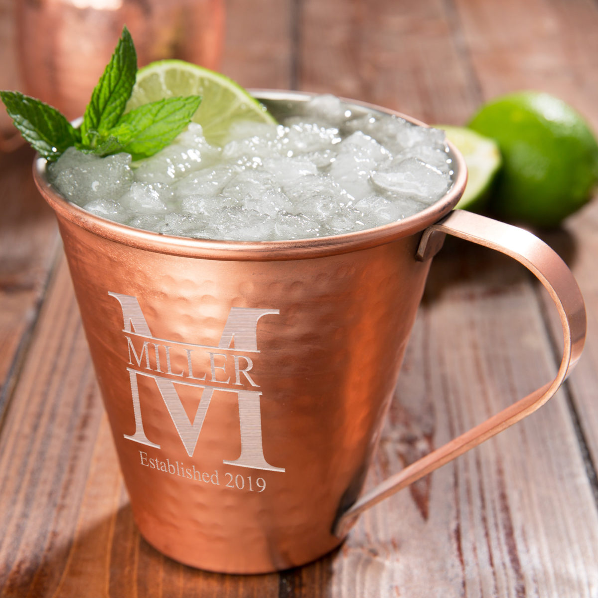 Personalized Monogram 18oz. Slim Moscow Mule Mug