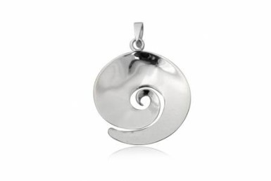 Silver Pendant-Maze