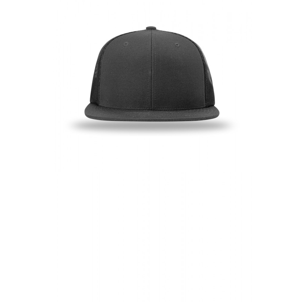 Richardson Wool Blend Flat Bill Trucker Cap Richardson Wool Blend Flat Bill Trucker Cap