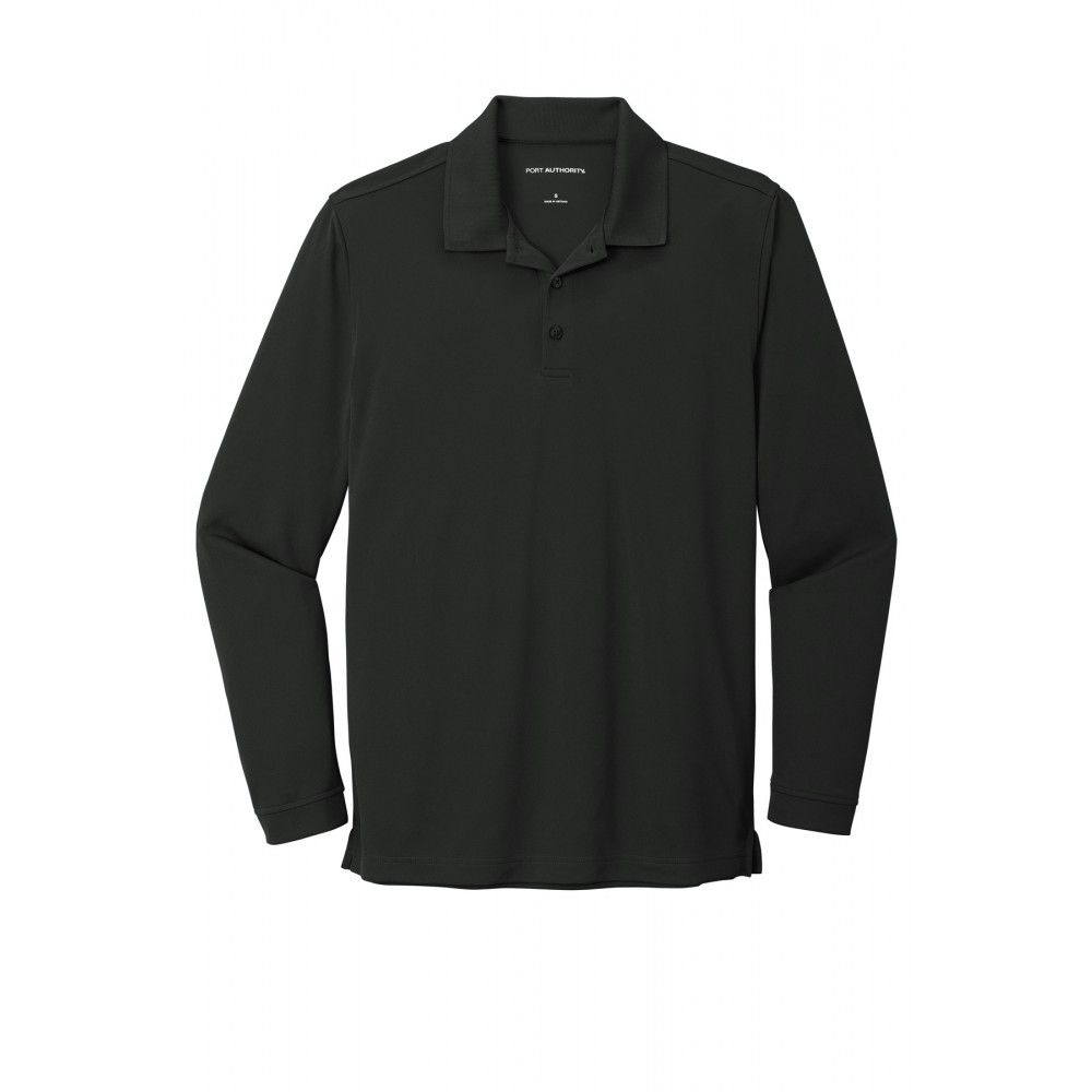 Port Authority Dry Zone UV Micro-Mesh Long Sleeve Polo Port Authority Dry Zone UV Micro-Mesh Long Sleeve Polo