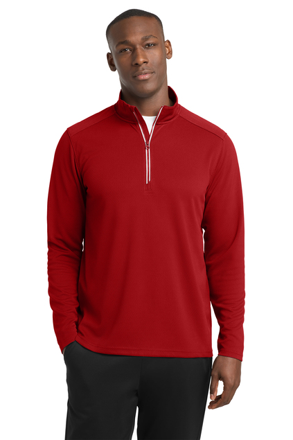 Sport-Tek Sport-Wick Textured 1/4-Zip Pullover Sport-Tek Sport-Wick Textured 1/4-Zip Pullover