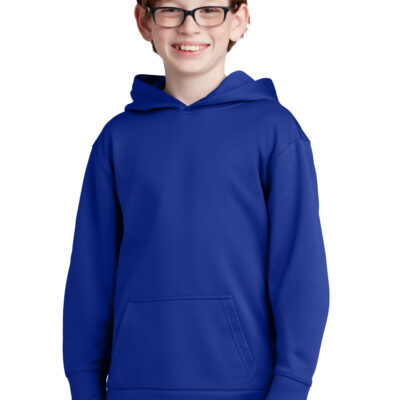 Sport-Tek Youth Sport-Wick Fleece Hooded Pullover