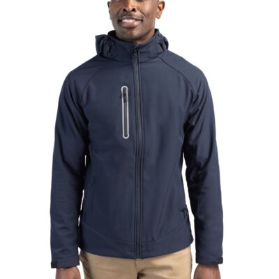 Clique Milford Waterproof Softshell Full Zip Hooded Mens Jacket