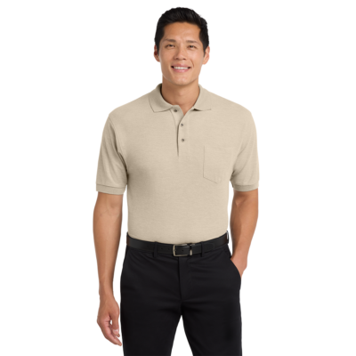 Port Authority Silk Touch Polo with Pocket