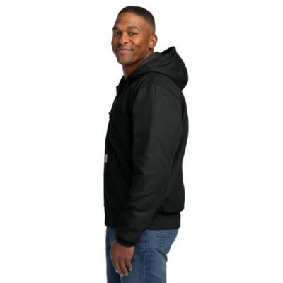 Carhartt® Quilted-Flannel-Lined Duck Active Jac — Primary
