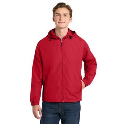 Sport-Tek Hooded Raglan Jacket — Primary