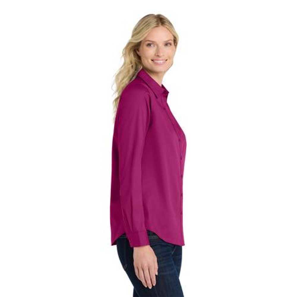 Port Authority Ladies Long Sleeve SuperPro ReactTwill Shirt Port Authority Ladies Long Sleeve SuperPro ReactTwill Shirt
