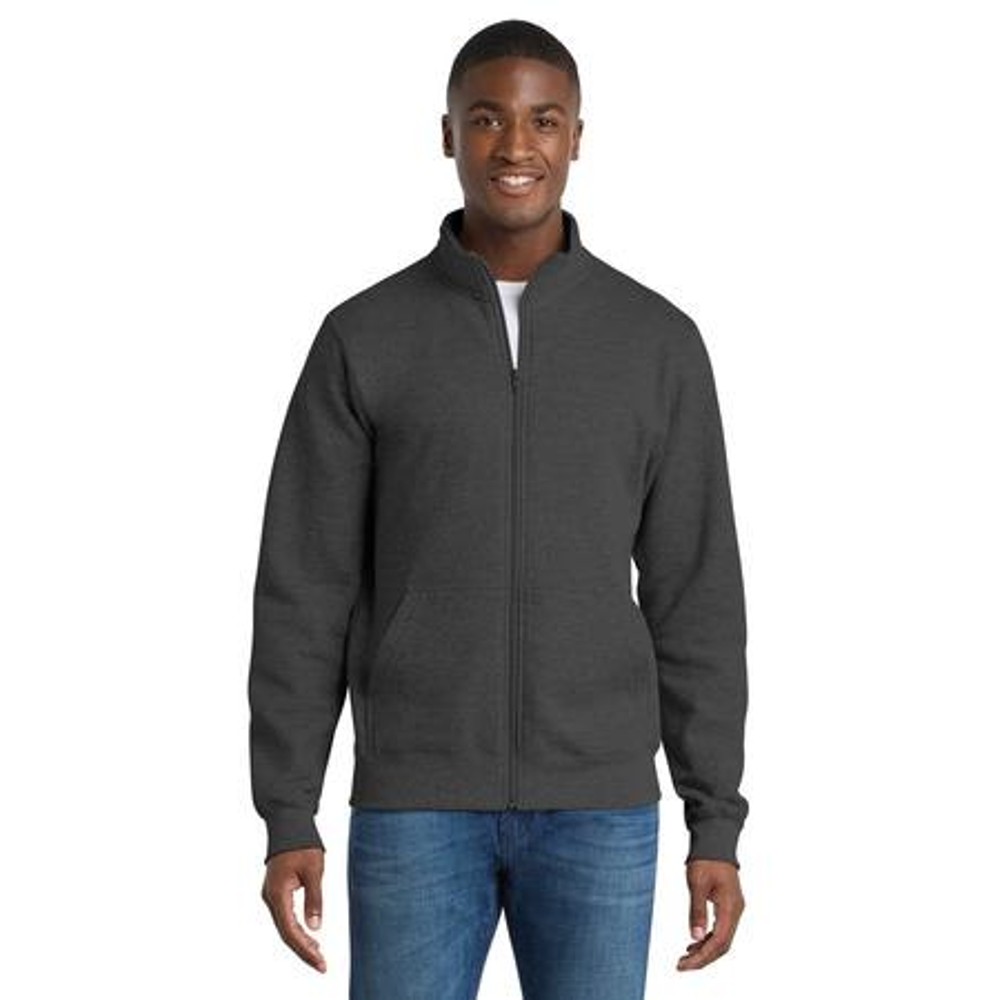 Port & Company Core Fleece Cadet Full-Zip Sweatshirt — Primary
