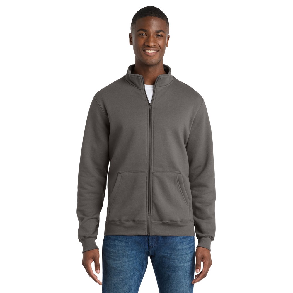 Port & Company Core Fleece Cadet Full-Zip Sweatshirt — High