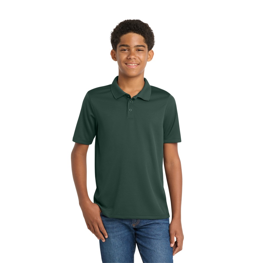 Sport-Tek Youth PosiCharge RacerMesh Polo — High