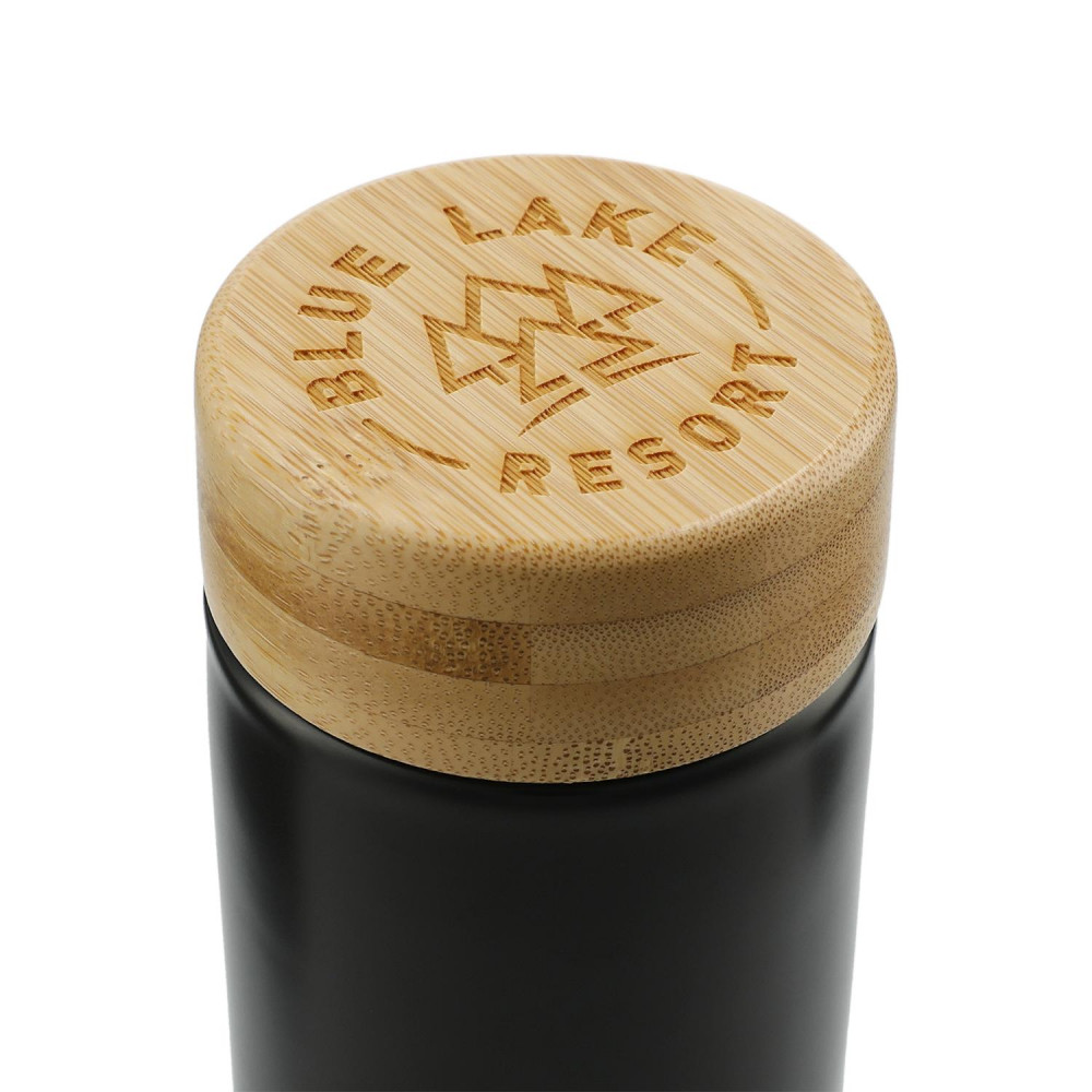 Arlo Ceramic Tumbler with Bamboo lid 11oz