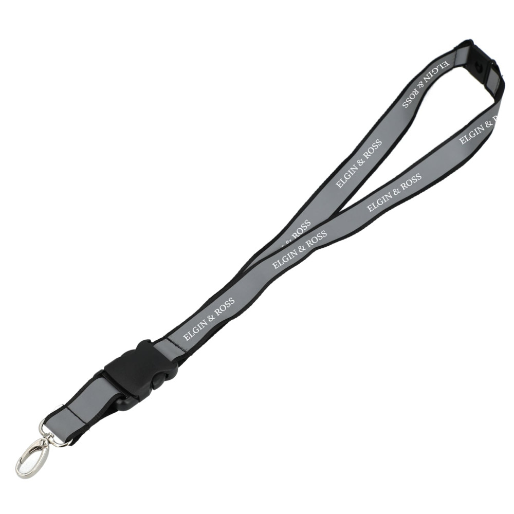 Recycled Polyester Reflective Lanyard Recycled Polyester Reflective Lanyard