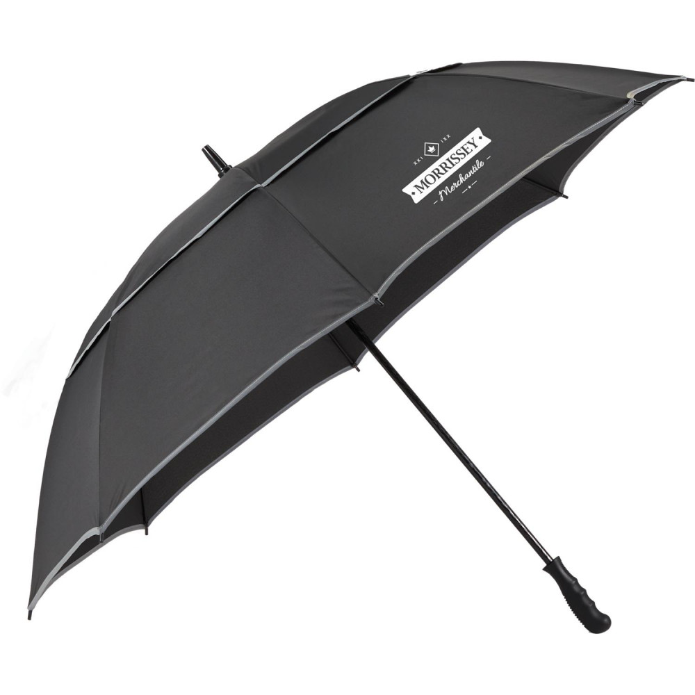 62" RPET Golf Umbrella w/ Reflective Trim 62" RPET Golf Umbrella w/ Reflective Trim