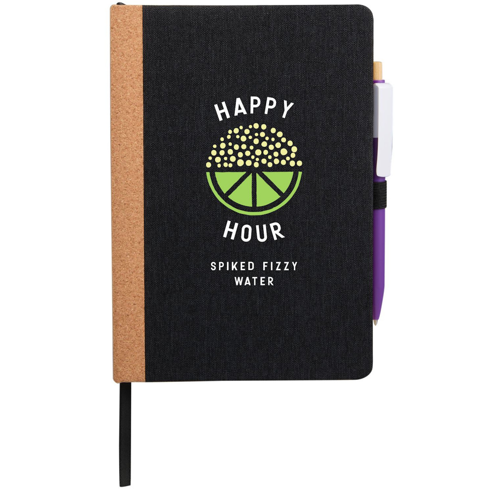 5.5" x 8.5" Recycled PET and Cork Bound Journal