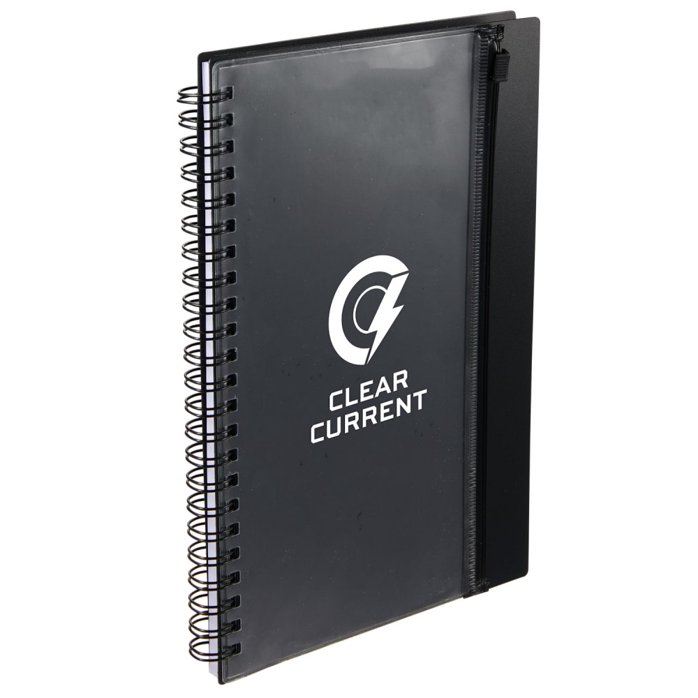 5.5" x 8.5" Spiral Notebook with Clear Pocket