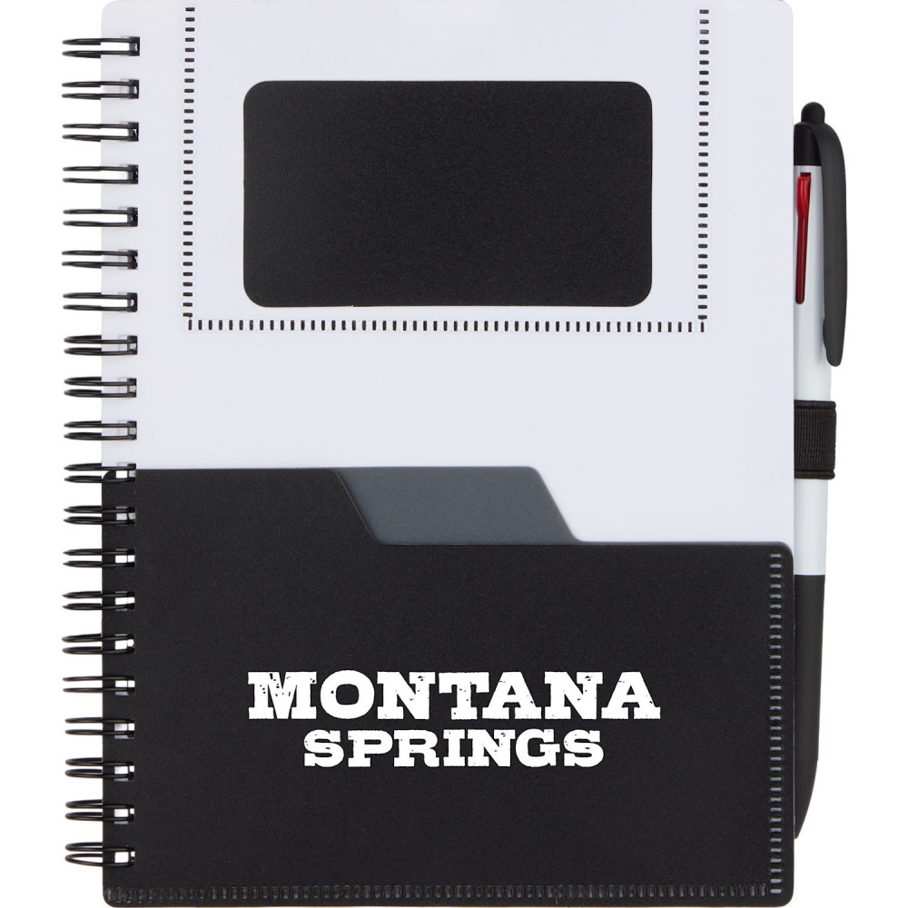 5” x 7” FSC® Recycled Stash Spiral Notebook 5” x 7” FSC® Recycled Stash Spiral Notebook