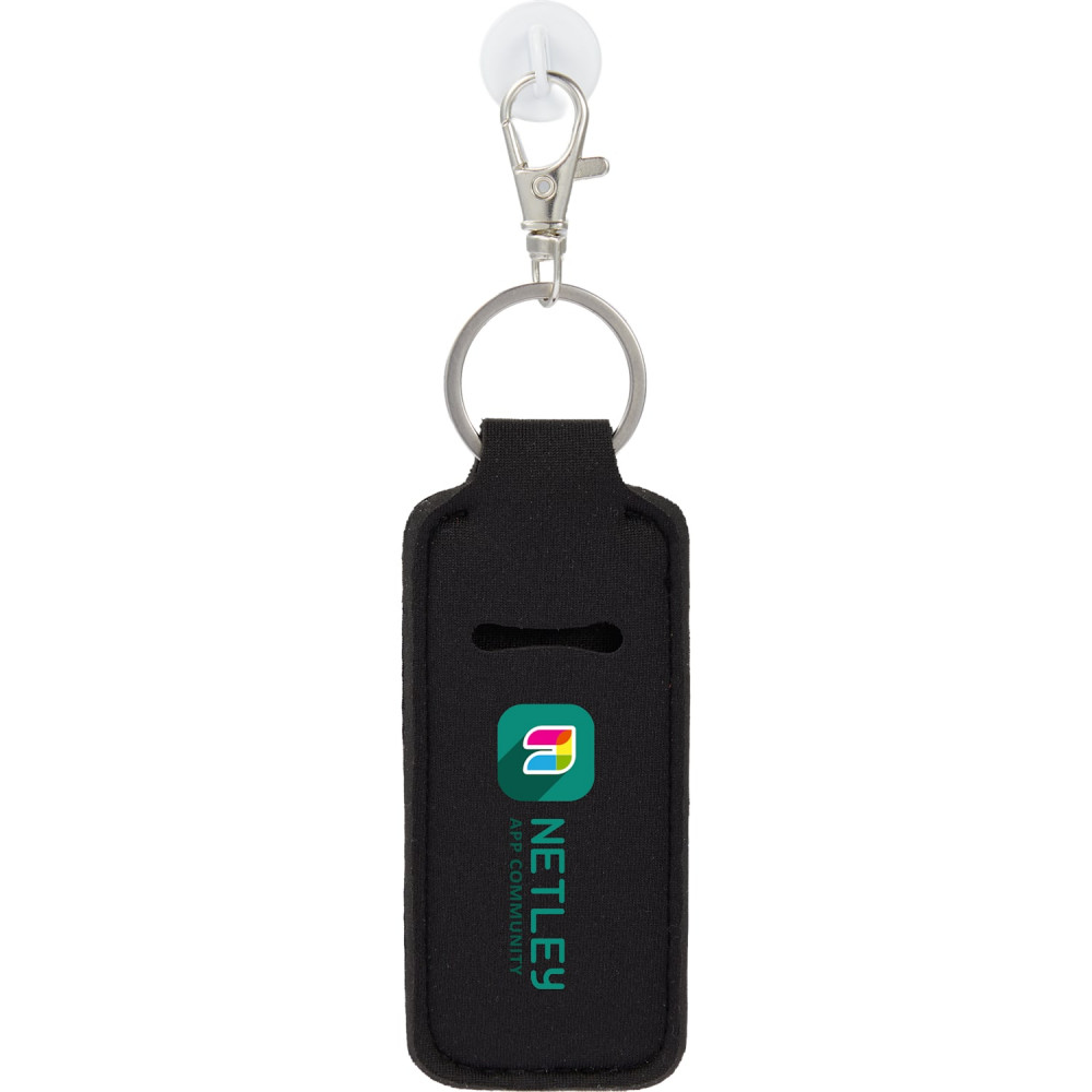 Bottle Charm w/ Neoprene Chapstick Holder
