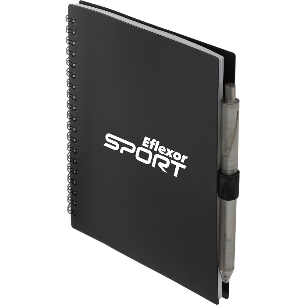 FSC® Recycled 5.5” x 7” Spiral Notebook w/ RPET Pe FSC® Recycled 5.5” x 7” Spiral Notebook w/ RPET Pe