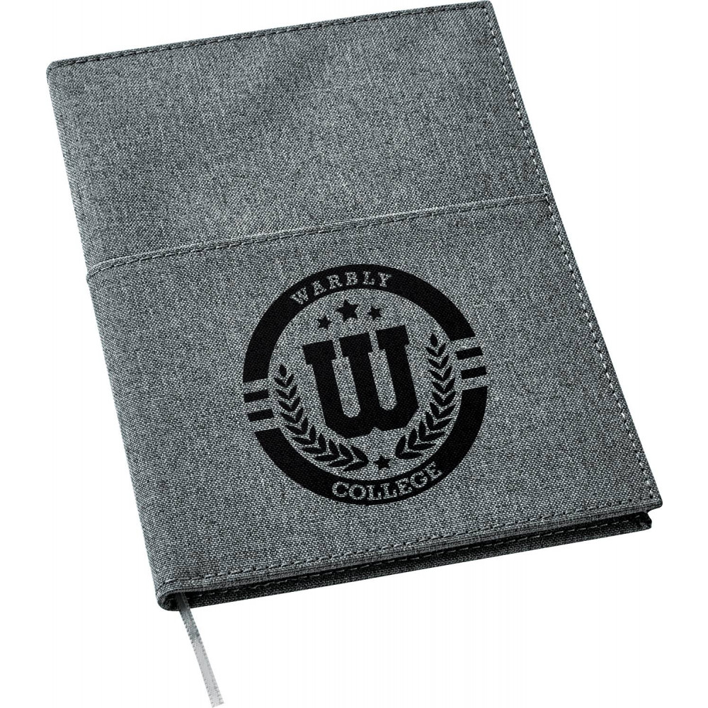 FSC® Mix 5" x 7" Canvas Pocket Refillable Notebook
