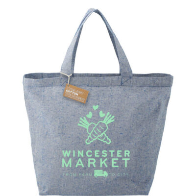 Recycled 5oz Cotton Twill Grocery Tote