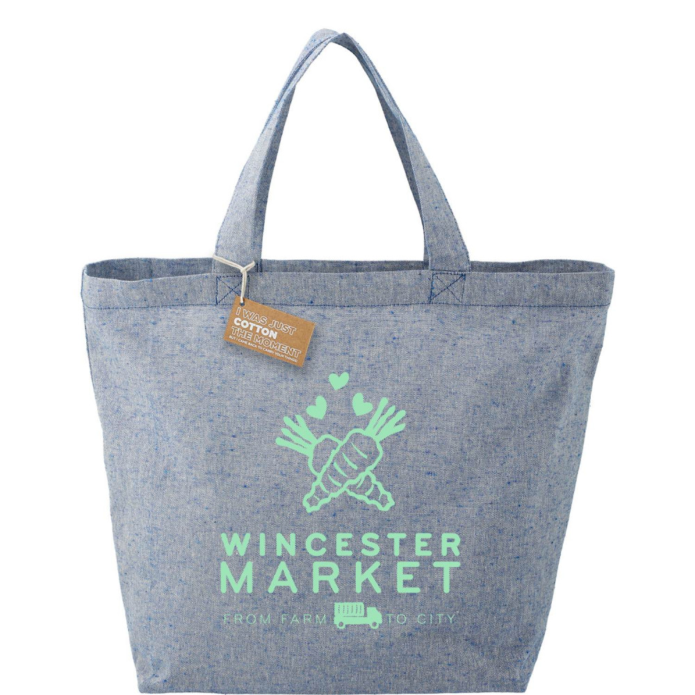 Recycled 5oz Cotton Twill Grocery Tote