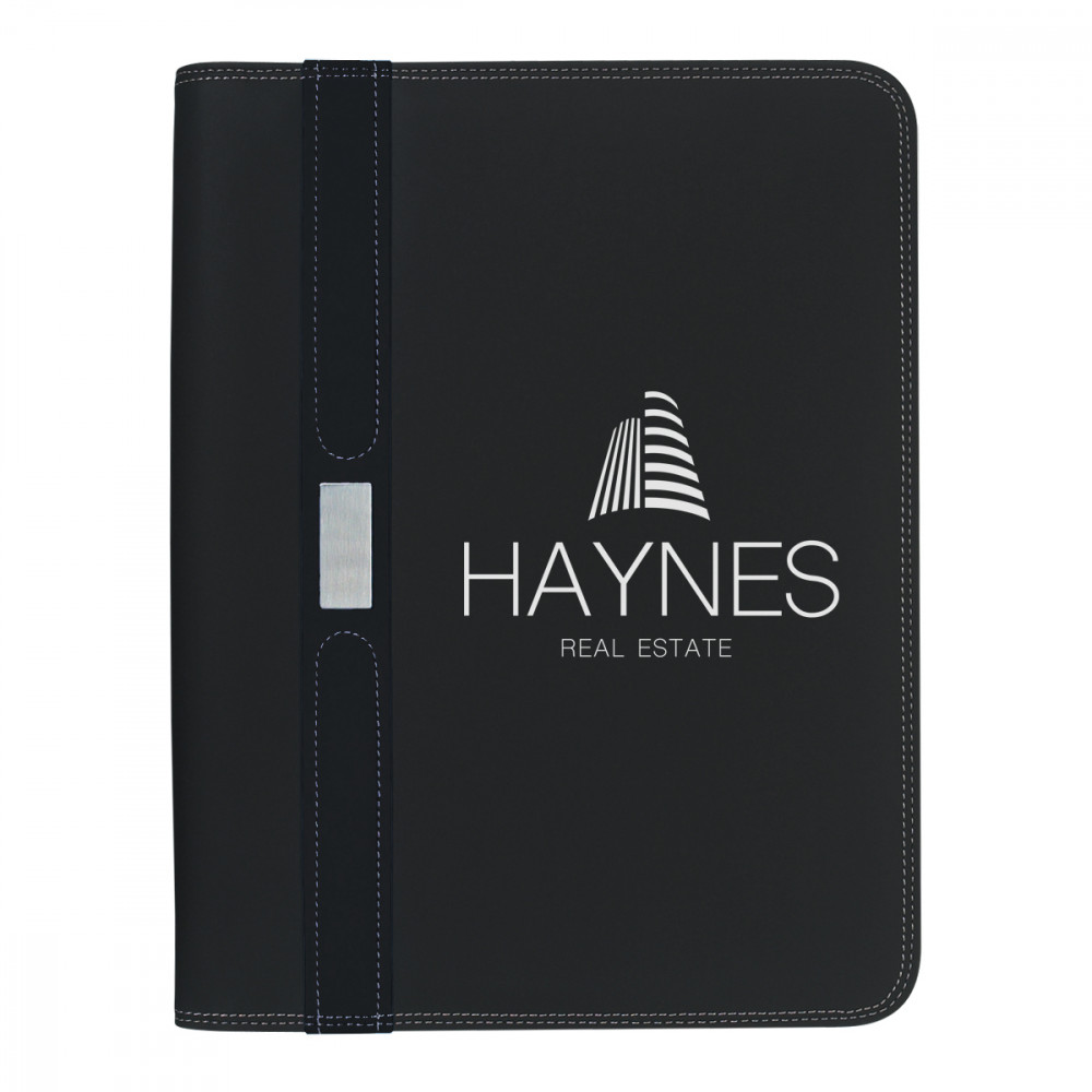 Contemporary Zippered Portfolio