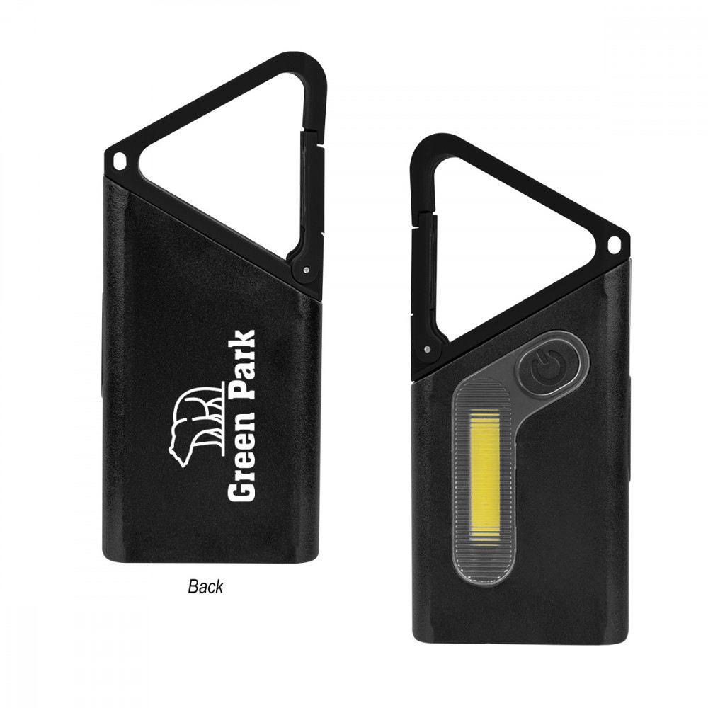 Clip 'N Grow Rechargeable Carabiner COB Flashlight