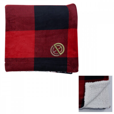 Buffalo Plaid Sherpa Blanket