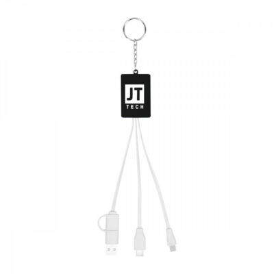Multi-Charging Cable USB Hub Keyring