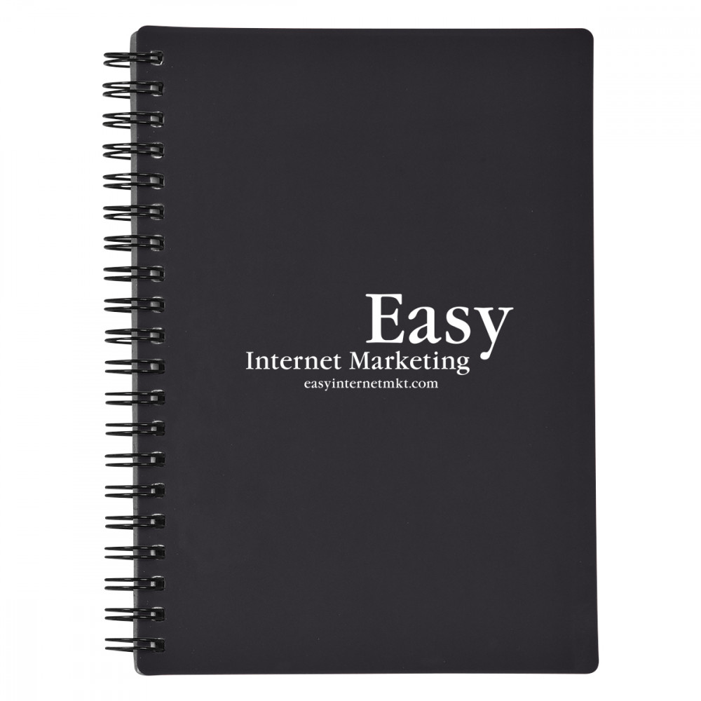 RUBBERY SPIRAL NOTEBOOK