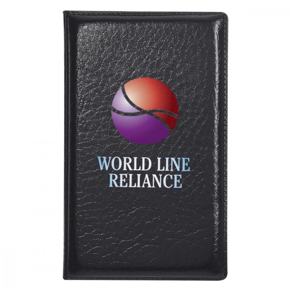 Leather Look Padfolio With Sticky Notes & Flags