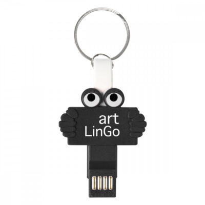 Clipster Buddy 3-In-1 Charging Cable Key Ring