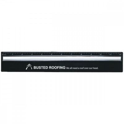 Plastic 12" Ruler With Magnifying Glass
