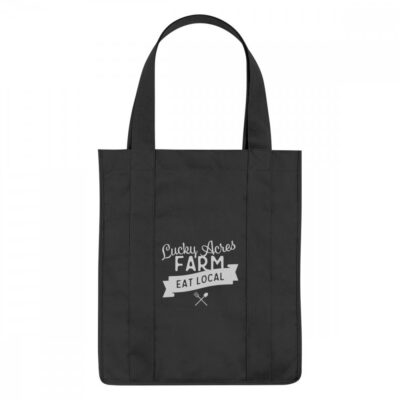 Non-Woven Shopper Tote Bag With 100% RPET Material