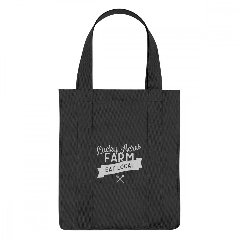 Non-Woven Shopper Tote Bag With 100% RPET Material