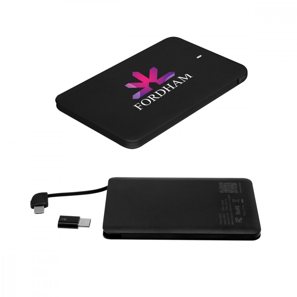 Slim 2500 MAH 3-In-1 Power Bank