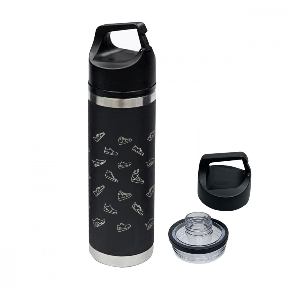 18 Oz. Full Laser Davenport Stainless Steel Bottle 18 Oz. Full Laser Davenport Stainless Steel Bottle