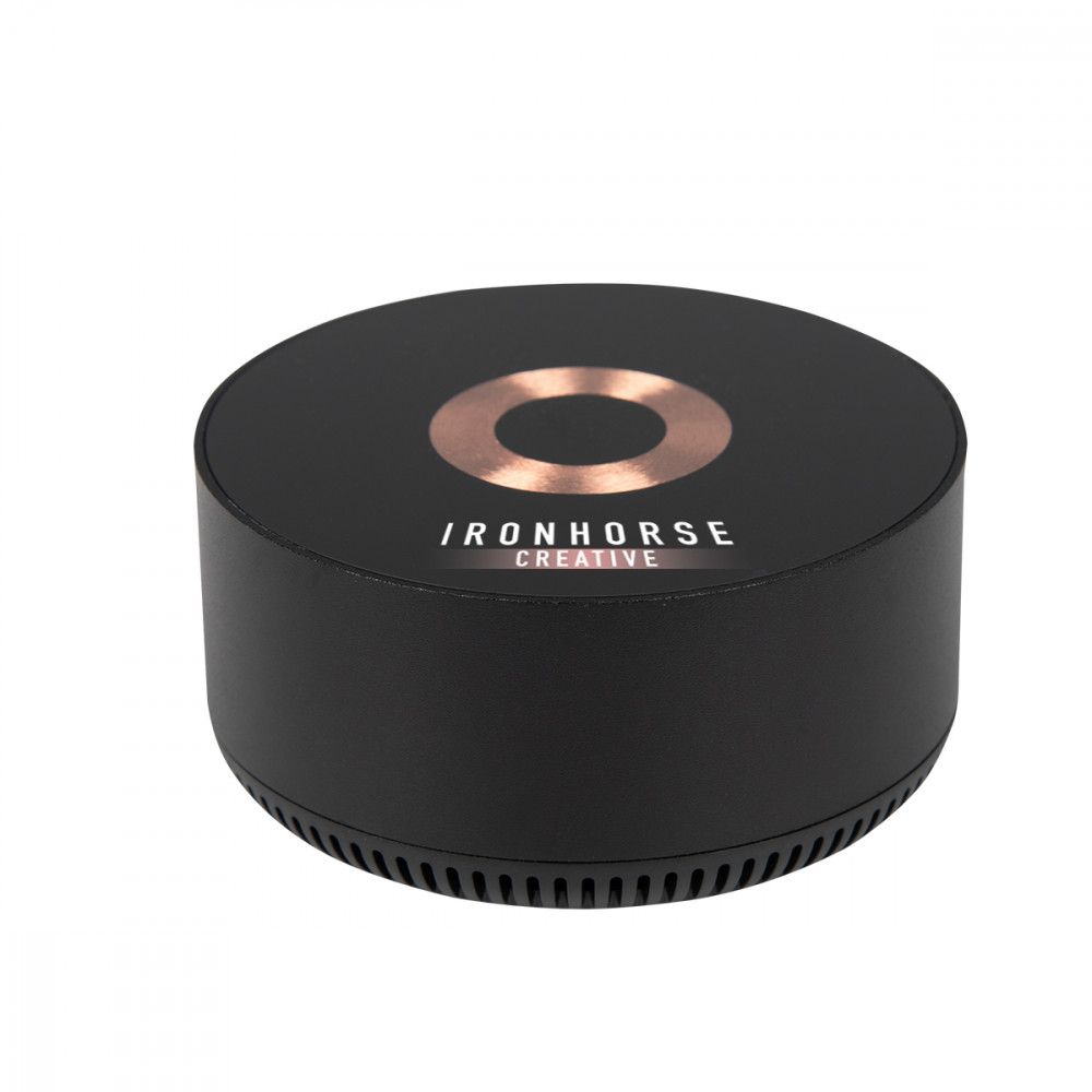 15W Glass Top Wireless Charger & Speaker 15W Glass Top Wireless Charger & Speaker