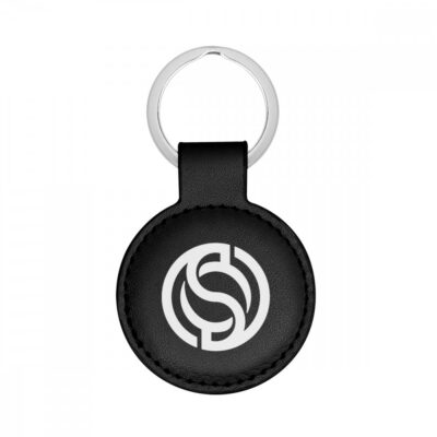 Hue Pop Leatherette Key Tag
